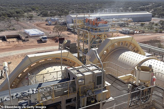 The mine (pictured) is located in the Goldfields region of Western Australia.