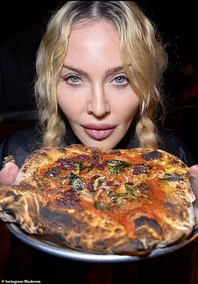 Part of the party included making delicious looking personal pizzas.