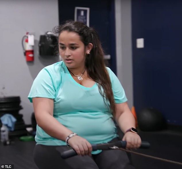 She started going to the gym in 2021 and her journey was documented on the TLC show.