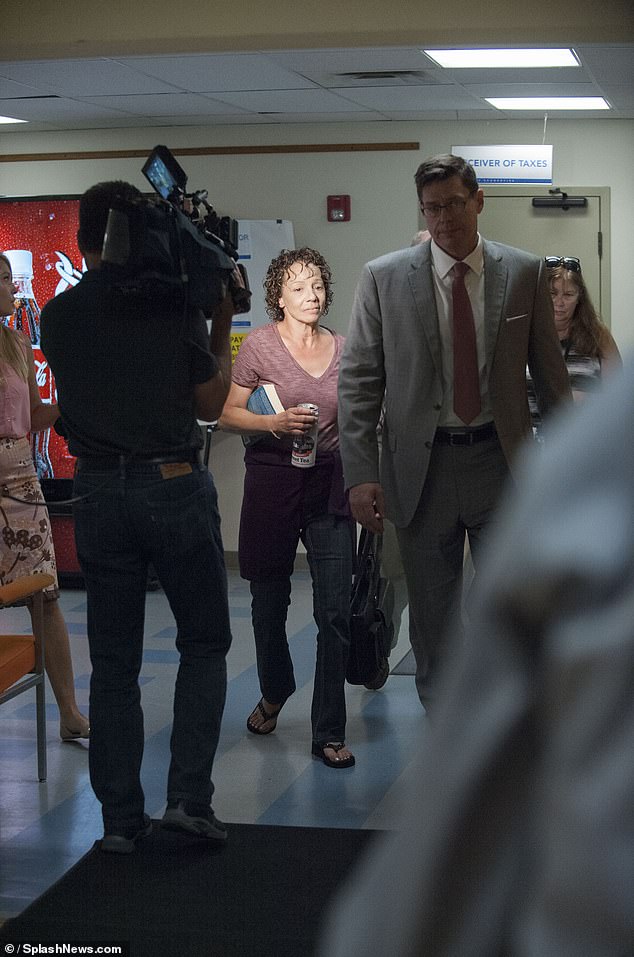 Alison Carey has been open about her struggles with addiction, but friends said the 63-year-old had been sober for at least three years. Carey, pictured above in a courtroom in Saugerties, New York, on August 31, 2016, was arrested for prostitution.