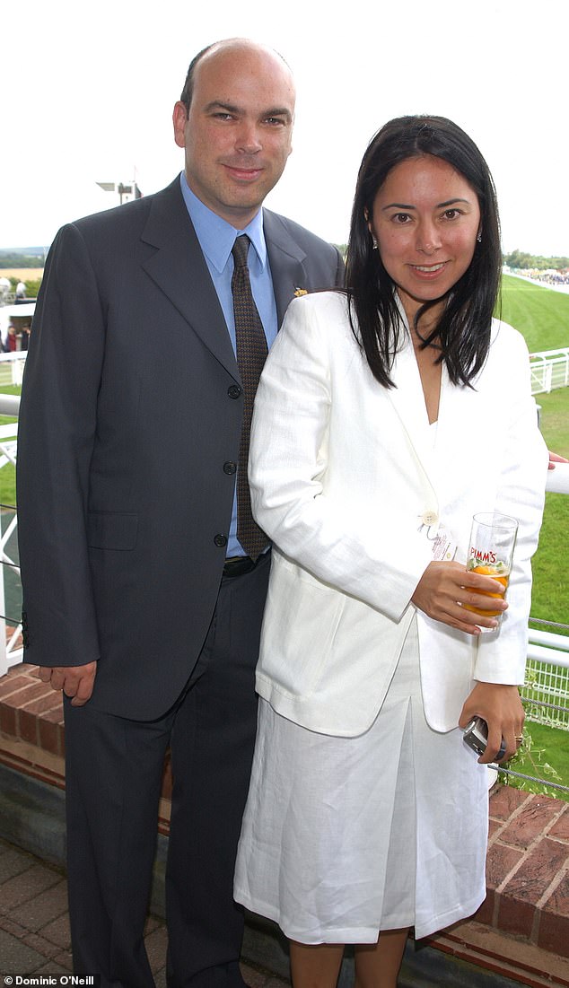 Dr Lynch with his wife Angela, who managed to escape Monday's disaster.