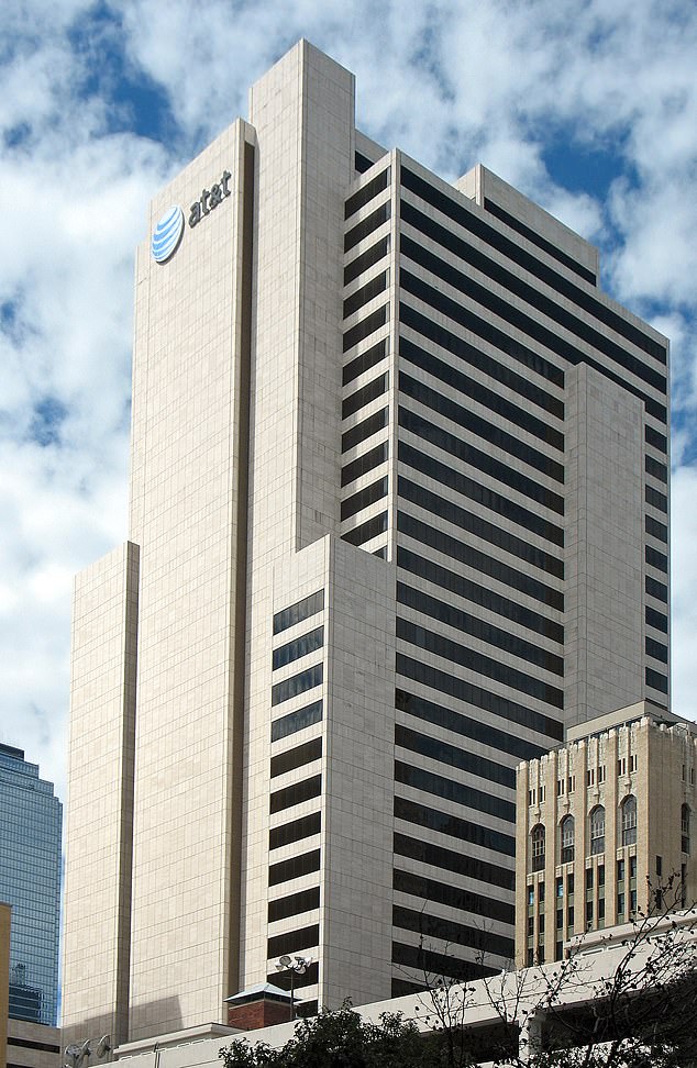 File image of AT&T headquarters in Dallas, Texas