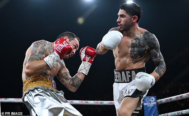 Michael Zerafa defeated Tommy Browne after his opponent retired after one round