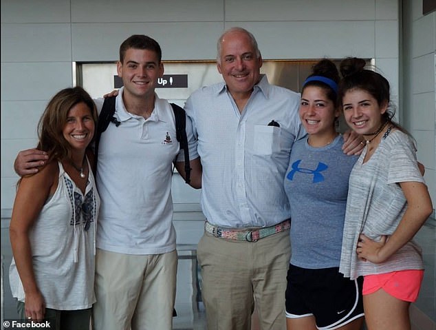 Alisa, Zachary, Lewis, Jillian and Lindsay Weiner. The family was on what they believed to be their last family vacation, as Lewis knew he was dying of pancreatic cancer.