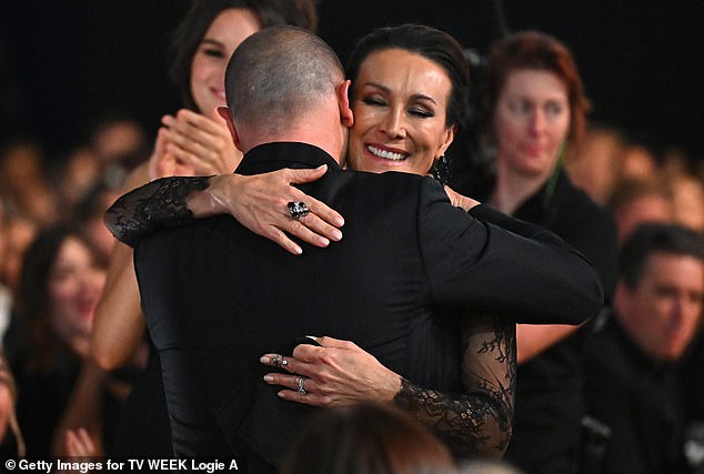 Seven star's wife Sylvie helps him celebrate TV Week's Logie win