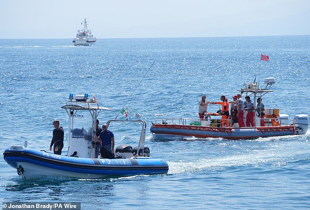 Search boats returned to shore on Friday after Hannah Lynch's body was discovered