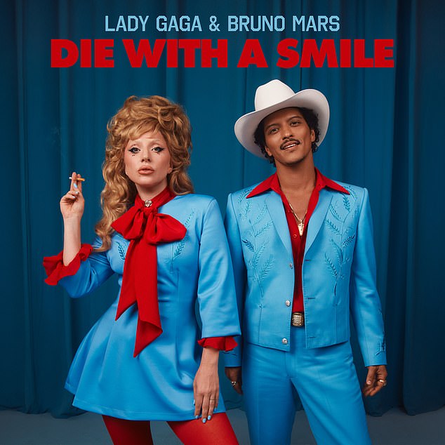 Lady Gaga is a woman who constantly changes shape and always sports a different look. The last time the siren wore a big curly blonde wig was for a song with Bruno Mars called Die With A Smile.