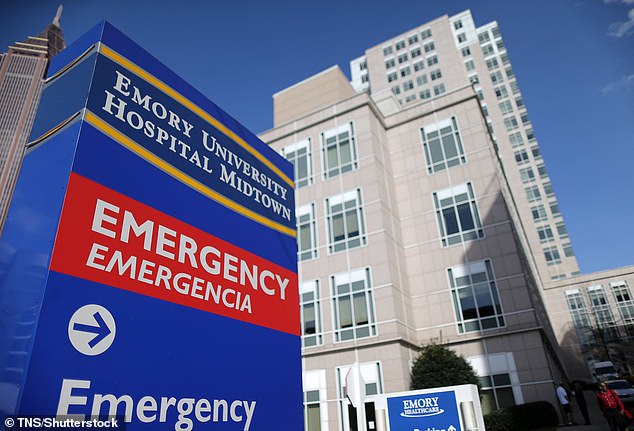 He spoke to local media from his hospital bed at Emory University Hospital in Georgia.