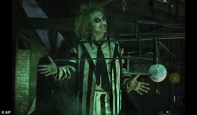 Keaton's reflections on his performance came shortly after Burton revealed he had thought about quitting filmmaking after completing Dumbo, however, Beetlejuice Beetlejuice (pictured) did 