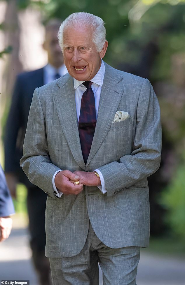 King Charles attends Sunday service at Sandringham Church on July 28