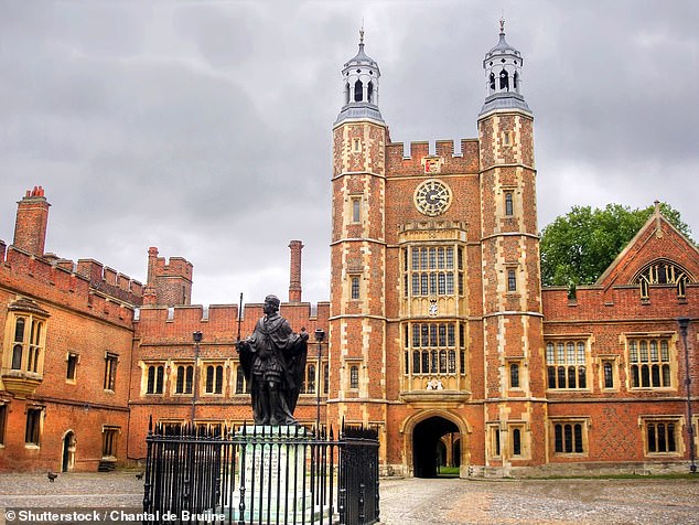 Pictured: Eton College, which charges £52,749 per student per year