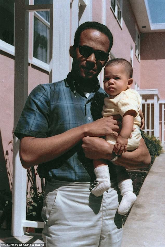 Yet despite the proximity, there is no record of Donald meeting his famous daughter (pictured, in his arms, aged one year) at the White House.