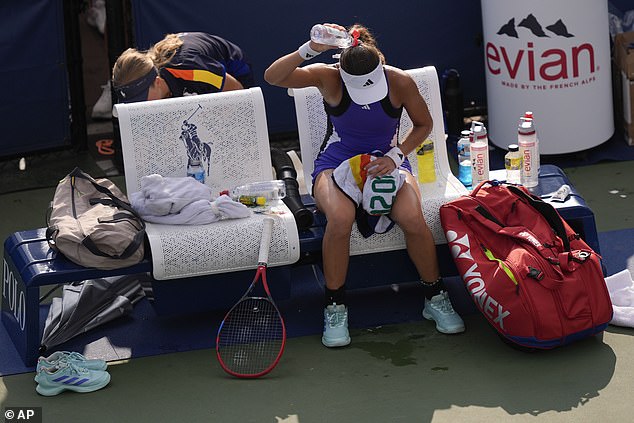 Jovic needed medical attention as he threatened to wither away in Wednesday's brutal heat.