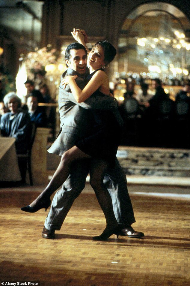 Pacino famously danced the tango with Gabrielle Anwar in her Oscar-winning performance in 1992's Scent of a Woman.