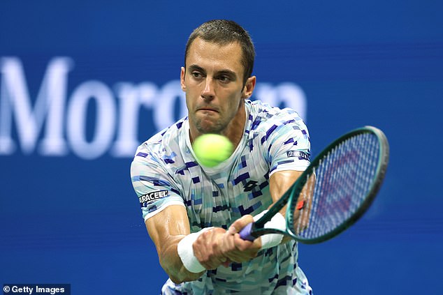 Laslo Djere put Djokovic under pressure at times, but eventually retired in the third set due to injury.