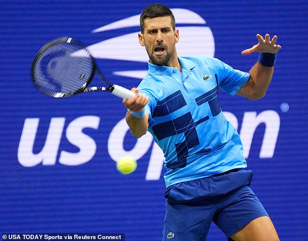 Novak Djokovic withstood a strong game from his compatriot Djere on Wednesday