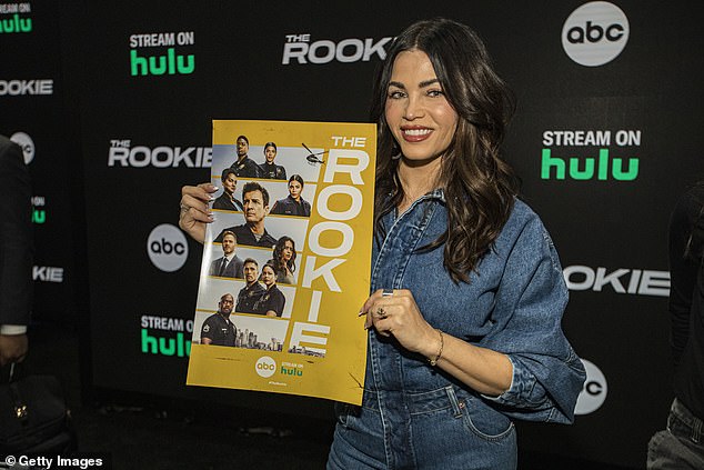 Dewan posed at a fan signing for ABC's The Rookie at the San Diego Convention Center on July 27.