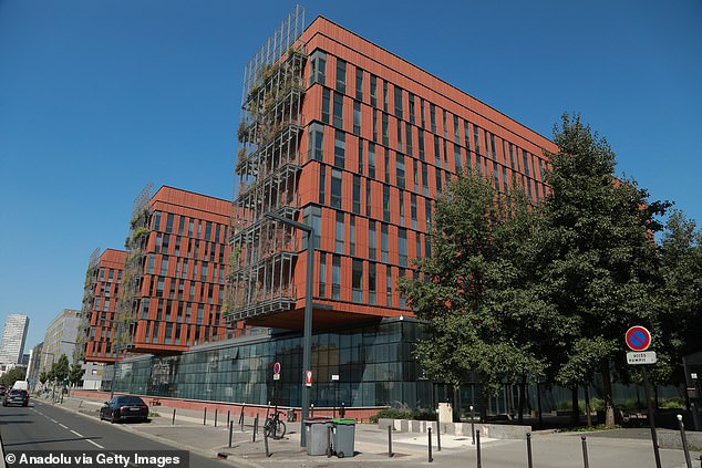 General view of the building of the National Anti-Fraud Office (ONAF), in Ivry-sur-Seine, south of Paris, where Pavel Durov was detained