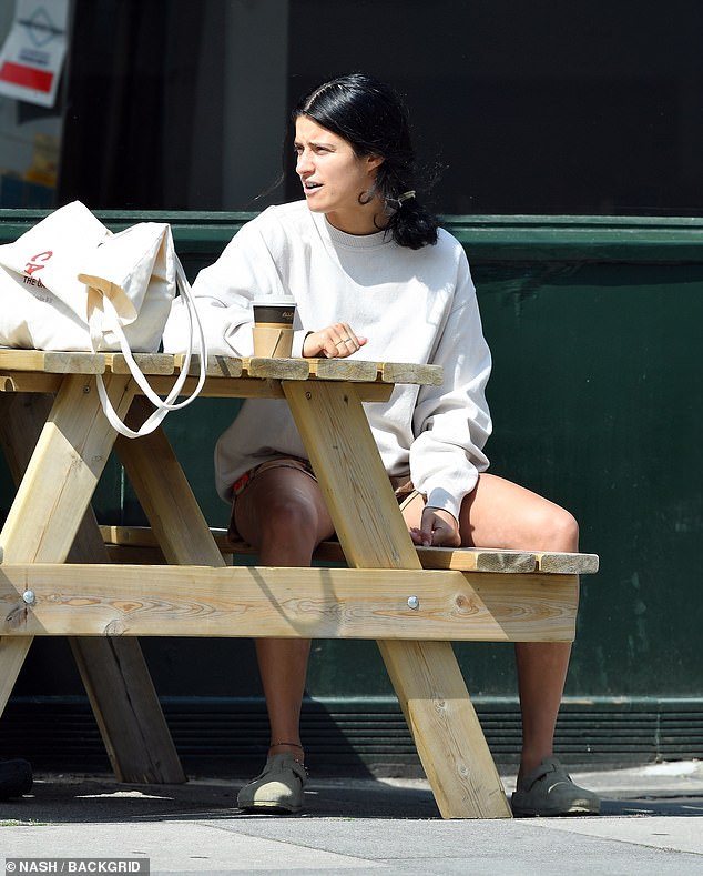 Anya, who plays Yennefer of Vengerberg in the Netflix show, cut a casual figure in an oversized jumper and £130 Adidas x Wales Bonner shorts.