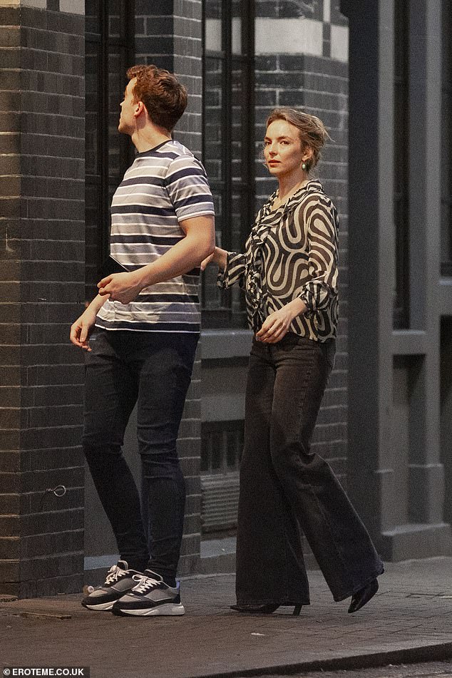 Charlie, 29, who works as an analyst for Huddersfield FC, sported a striped T-shirt and dark jeans for the low-key outing.