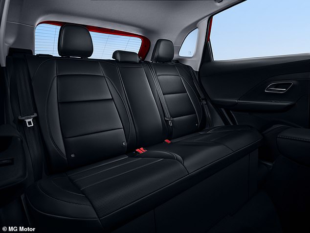 While the ZS is geared toward families, the second-row center seat is very thin, so it's only really suitable for short trips.