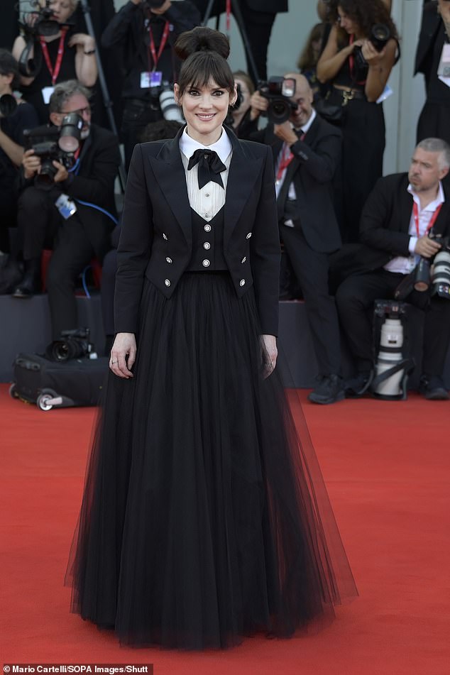 She recounted that when she was still in high school and was just 17 years old, it premiered (seen at the Venice Film Festival premiere on Wednesday night)