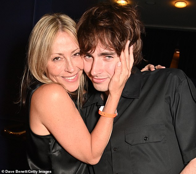 Although they divorced in 2014 after 14 years together, Nicole Appleton (left) and Liam Gallagher share a son named Gene Gallagher (right)