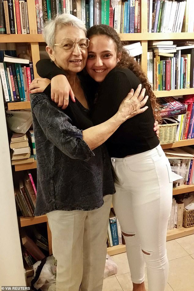 Romi is pictured with her grandmother Dvora Leshem, undated.