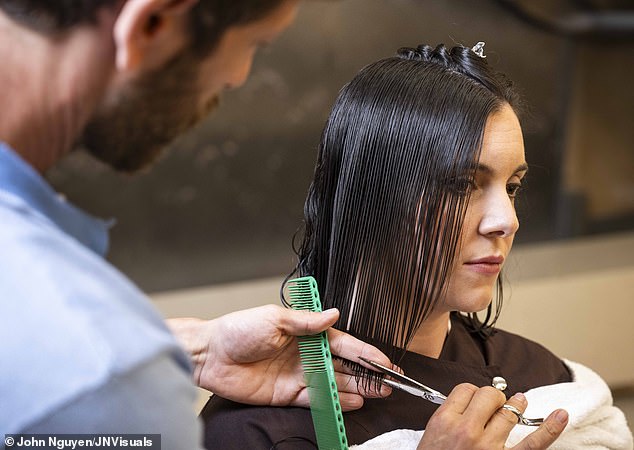 Nick Peters gets to work on Libby's locks