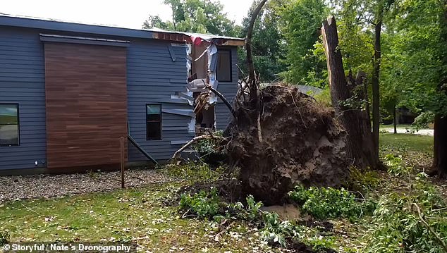 Shocked locals questioned the quality of the construction, given the level of destruction.