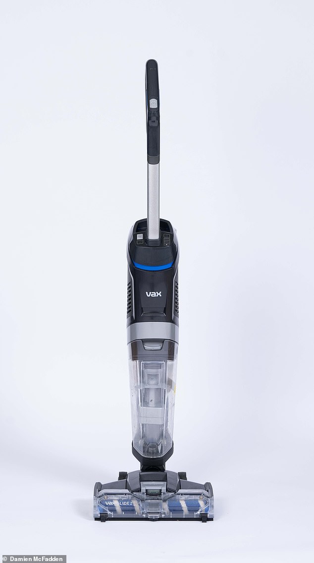 The Vax Glide 2 Wet and Dry Hard Floor Vacuum has a removable battery, meaning it's not tied to a charging base.