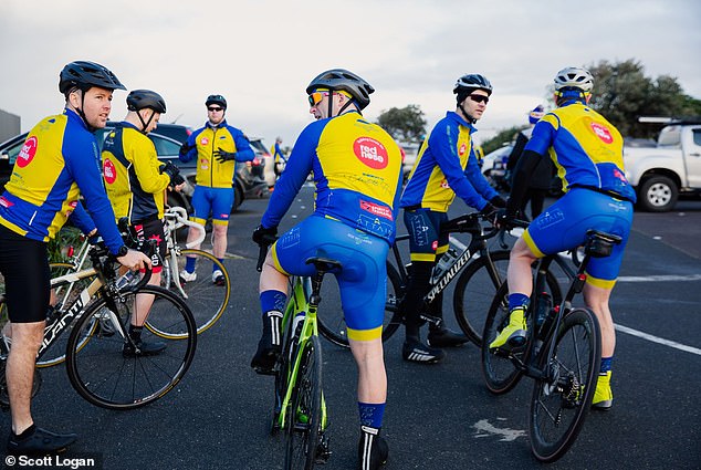 Scott will be among 24 cyclists embarking on the 110km walk to honour the little lives lost in a bid to raise funds and awareness for Red Nose Day.