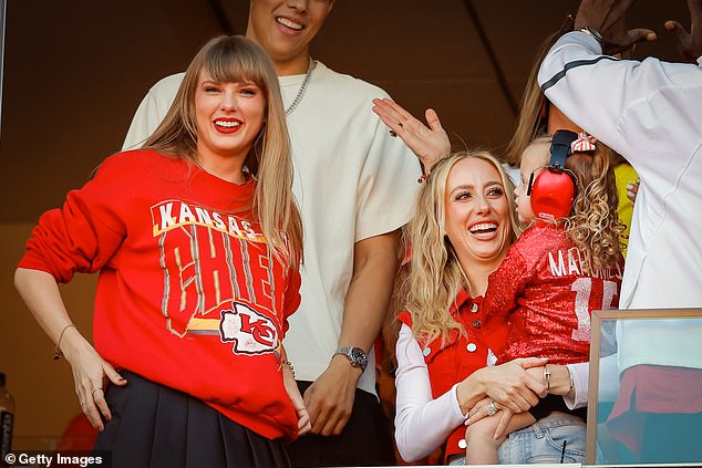 The pop superstar struck up a close friendship with Mahomes' wife, Brittany, last season.