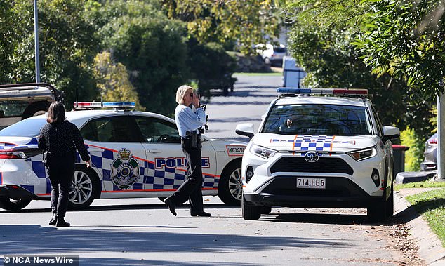 Neighbours told the Daily Mail Australia that a single mother and two primary school-aged children were living inside the home, which is owned by the Queensland government.