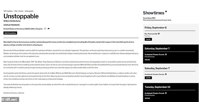 And while two-time Grammy nominee and producer Matt Damon plans to attend the world premiere of Unstoppable taking place Sept. 6 at Roy Thomson Hall during the Toronto International Film Festival, the two-time Oscar-winning filmmaker will not be in attendance.