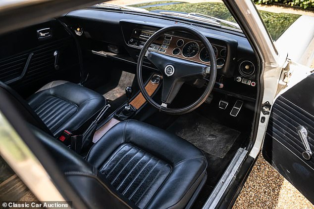 This is one of the most collectible examples of the first generation Ford Capri, with Oliver's finished in Ermine White with a black vinyl interior.