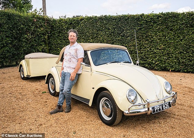 The last engine in the Oliver estate is a 1967 Karmann-built VW Beetle Type 1 Convertible, finished in Lotus White, though it is actually cream.