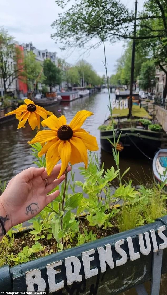 The 47-year-old shared several photos on Instagram on Friday from her visit to Zandvoort beach in the picturesque region.