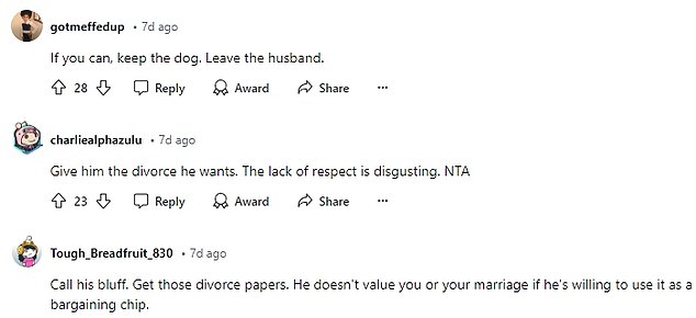 People on the web flooded the comments section and rushed to the woman's defense while criticizing her husband.