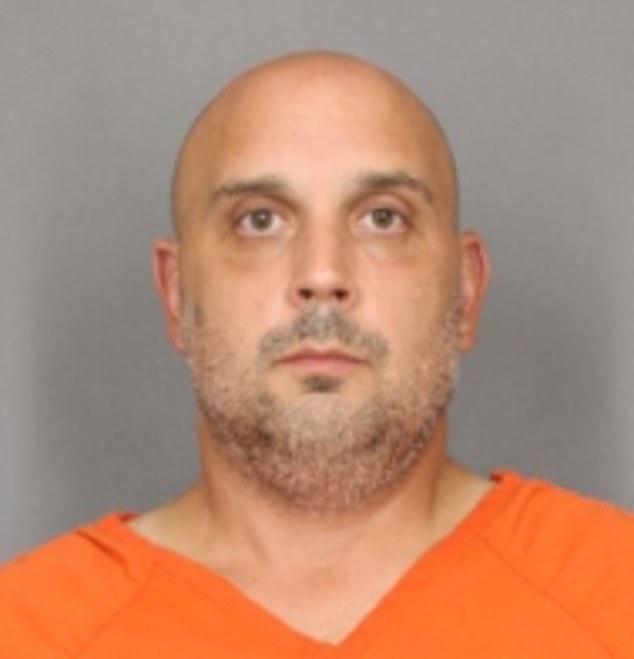 The driver, Sean M. Higgins, 43, of Woodstown, New Jersey (pictured), is suspected of being under the influence of alcohol at the time of the crash. He has been charged with two counts of vehicular homicide without bail.