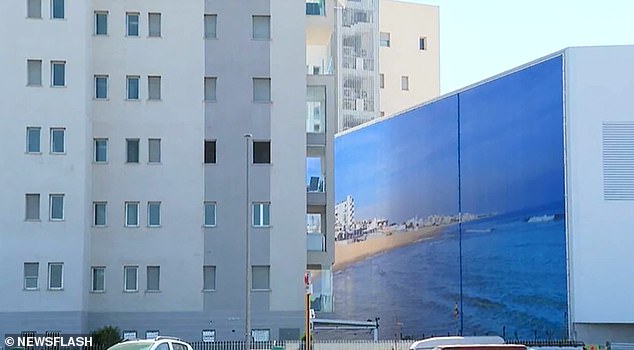 The mural, which measures a massive 1,000 square metres, has done little to calm angry residents.