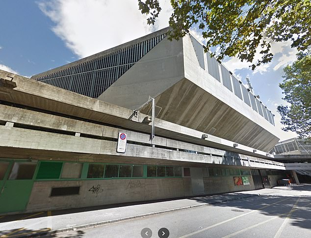 The venue, which will be held at the St. Jakobshalle stadium (pictured), is located in Münchenstein and is typically used for sporting events and indoor concerts and has a capacity of 12,400 people.