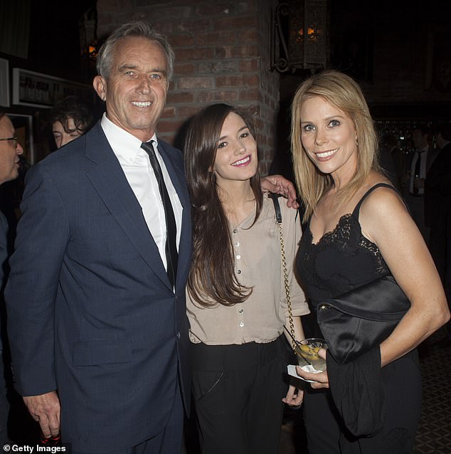 Kick pictured with her father Robert Kennedy Jr. and stepmother Cheryl Hines in 2015