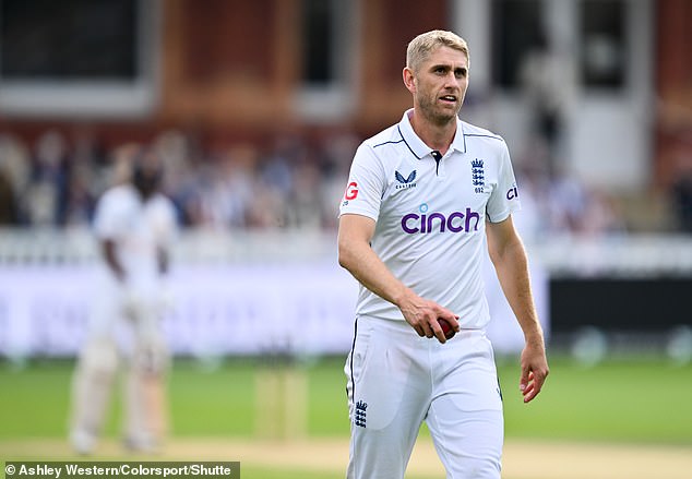 Olly Stone took two wickets in one over in his first Test in more than three years.