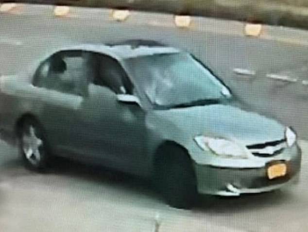 Police released this image of the grey Honda as the search for Noel intensified.