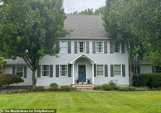 Sean Higgins lives in this house in Pilesgrove, New Jersey