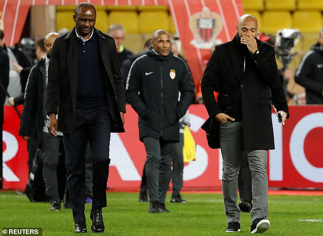 Former Arsenal teammates Patrick Vieira (left) and Thierry Henry (right) have also turned their attention to coaching.