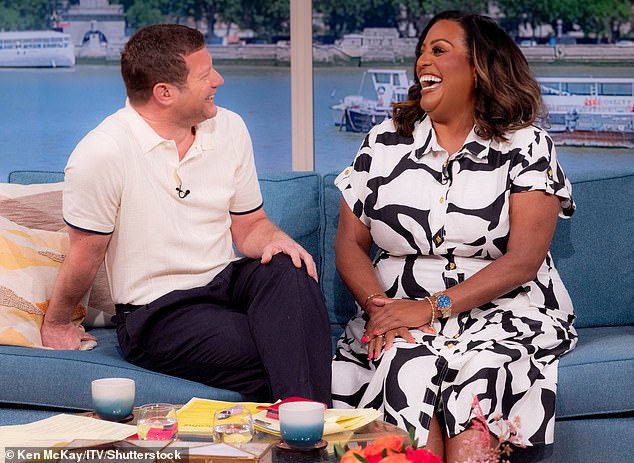 Her rotating co-workers Alison Hammond and Dermot O'Leary are worth £139,000 and £2.7m respectively.