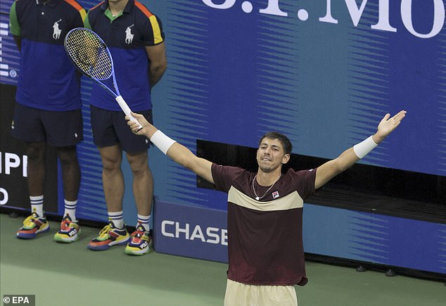 It is the first time Popyrin has beaten the 24-time Grand Slam champion, and he will advance to the quarter-finals to face Frances Tiafoe.