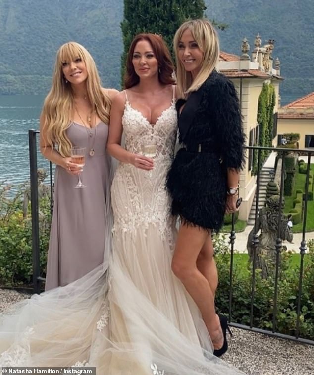 Before Kerry was not mentioned in the line-up: 'I would love to do something again with myself, Liz and Jen. Who knows? (Liz and Jenny pictured at Natasha's wedding)